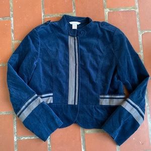 Sundance velvet military- style jacket